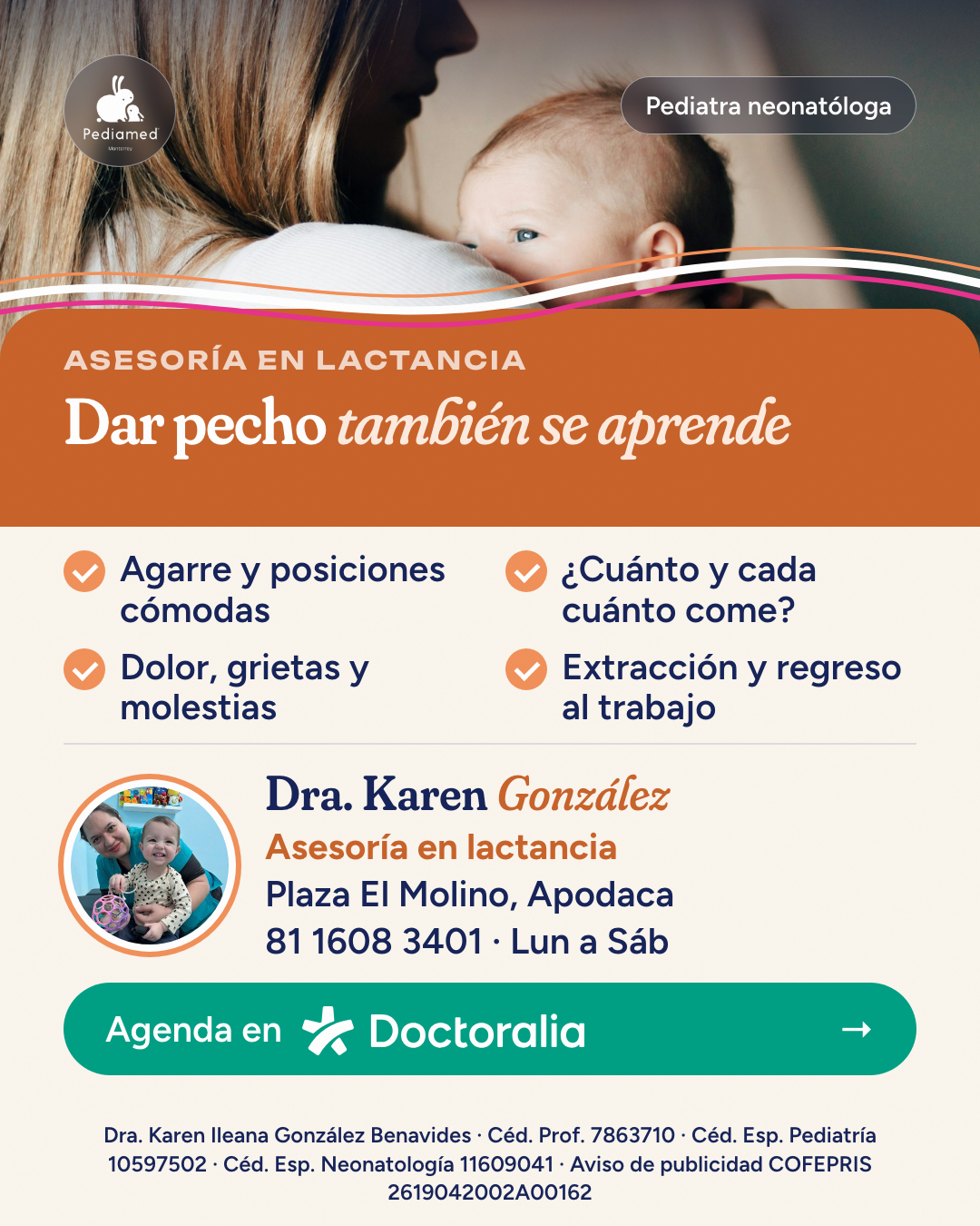 Asesoría en lactancia, post