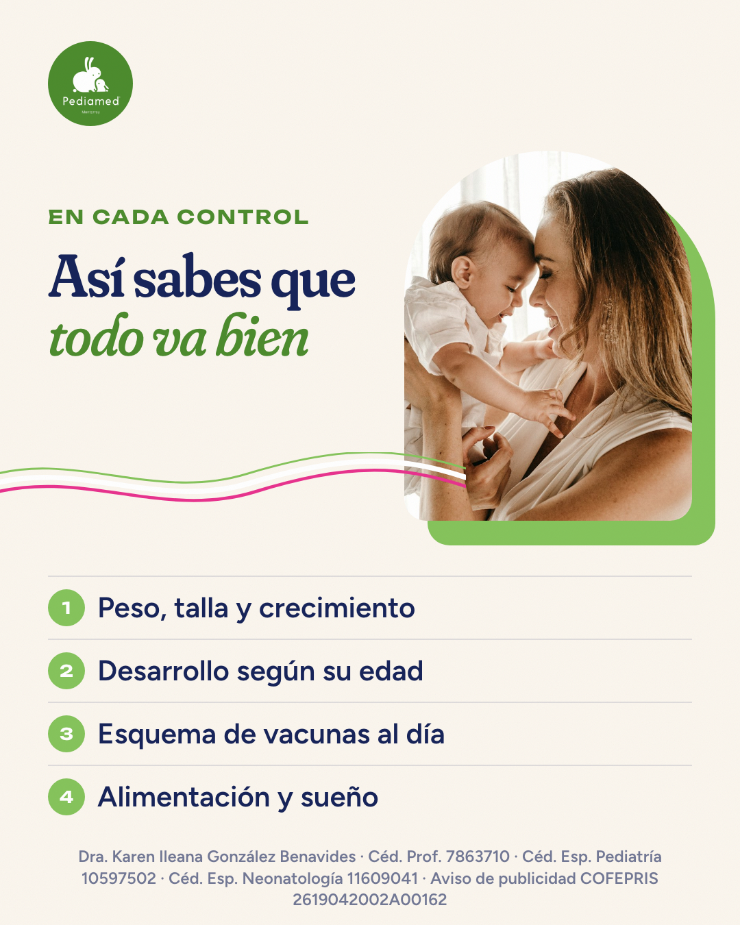 Control de niño sano, lámina 2