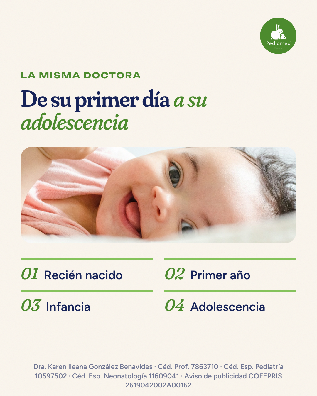 Control de niño sano, lámina 3
