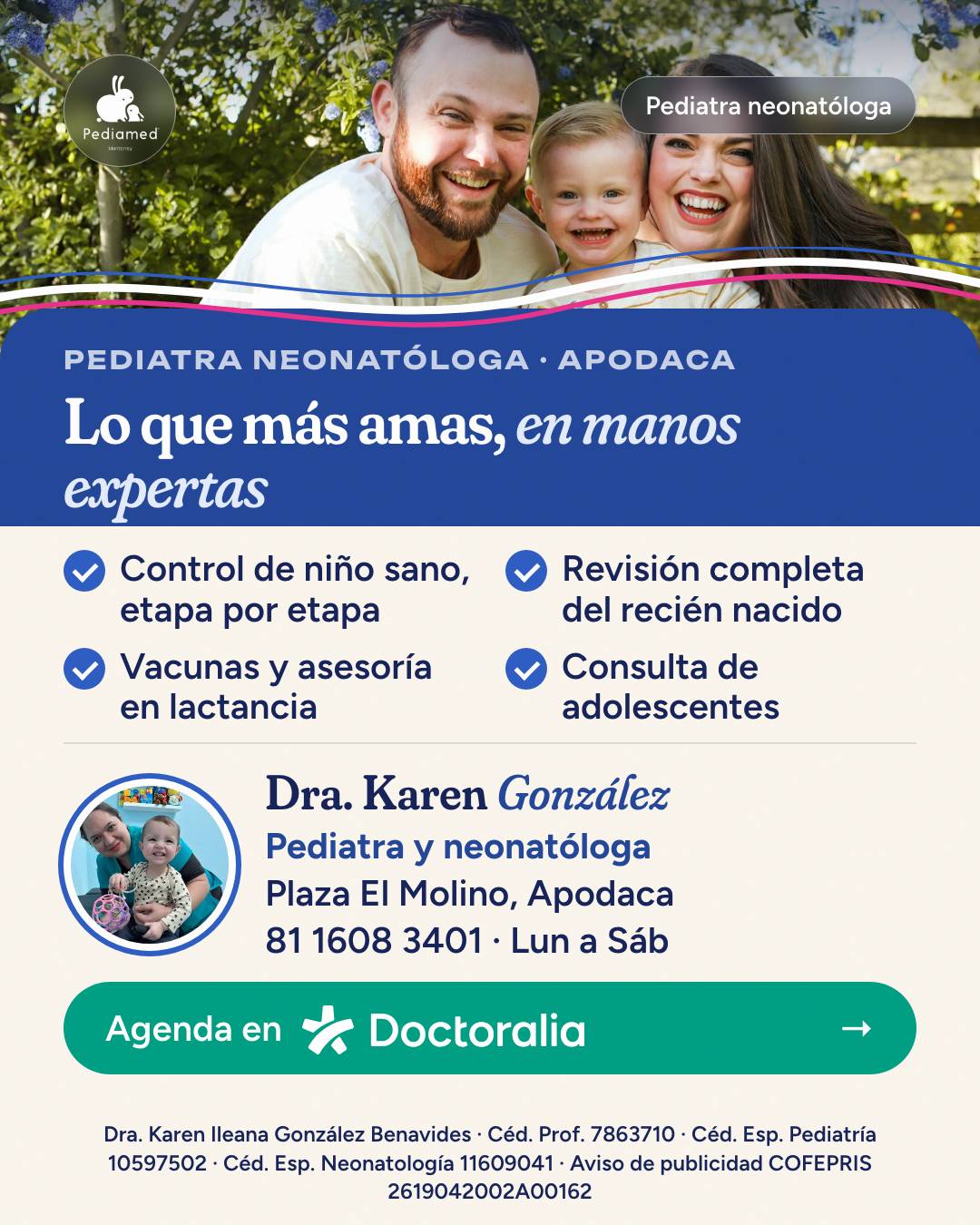 Pediatra en Apodaca, post