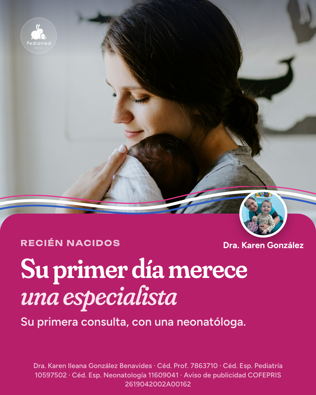 Recién nacido · Neonatóloga, lámina 1