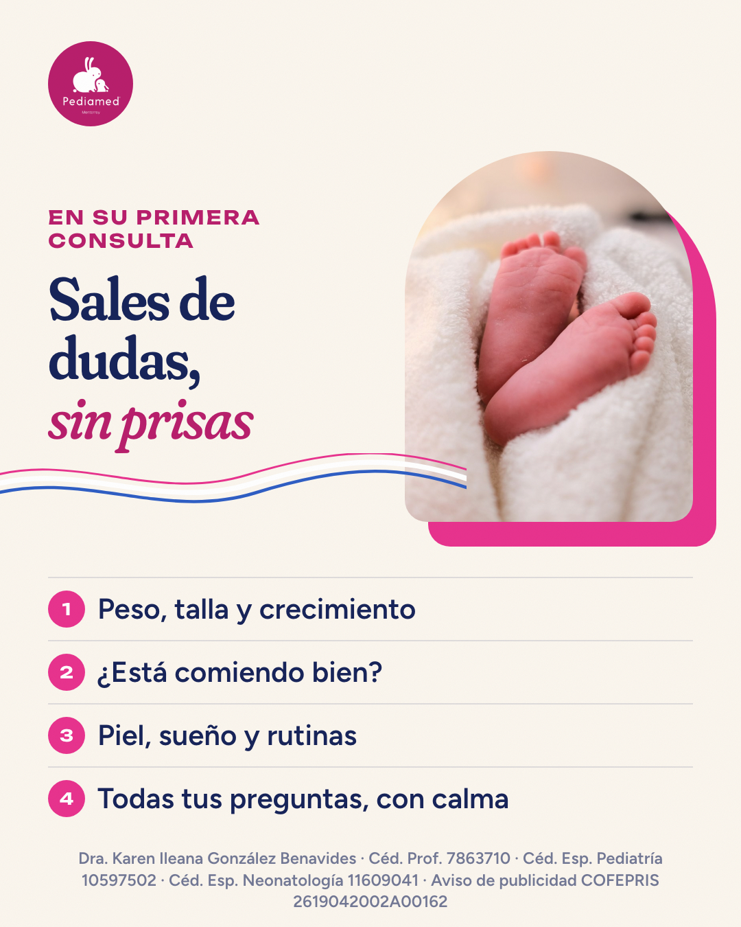 Recién nacido · Neonatóloga, lámina 2